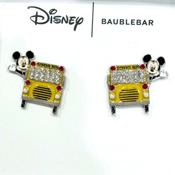 NWT Disney Baublebar Mickey Mouse Bus Earrings • Back to School • Teacher • - Picture 1 of 2